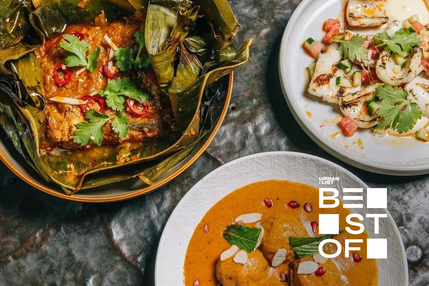 A table full of food at a Northbridge restaurant